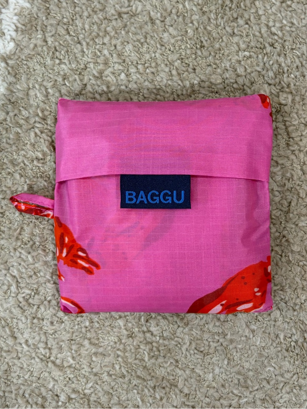 NWOT BAGGU lobster print standard reusable - Picture 3 of 3
